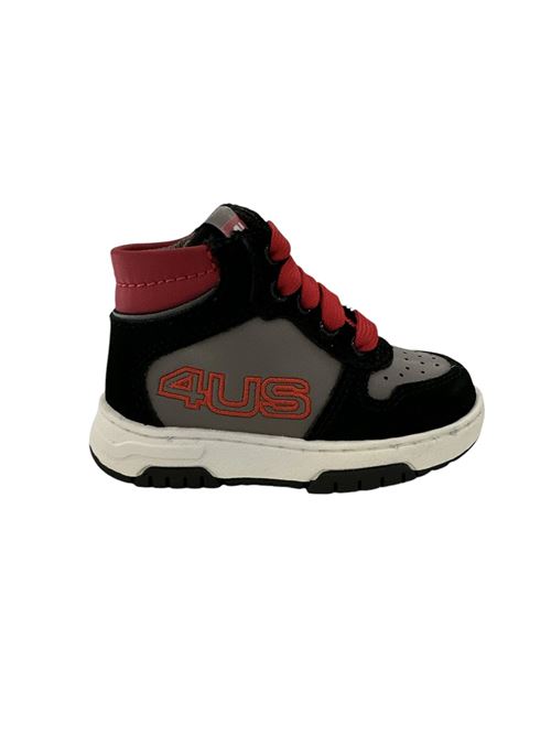 Sneakers nero grigio rosso CESARE PACIOTTI | 43160NERO GRIGIO ROSSO
